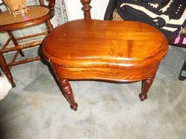 Early 1800s French bidet with enamel basin purchased from Magnolia Mound Plantation
