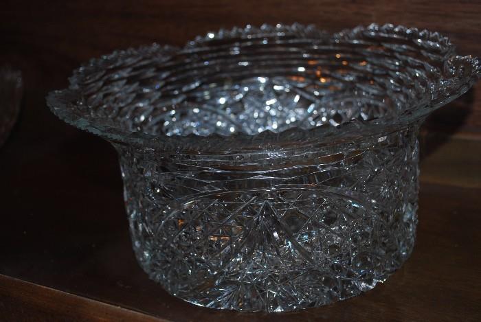 Gorgeous cut glass bowl