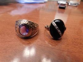 10k Gold Class Ring and Ladies Ring