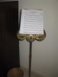 Brass music stand