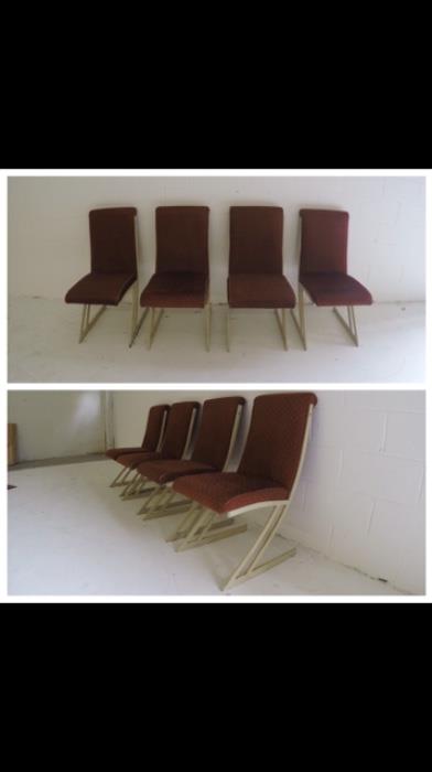Retro dining chairs. $150 for all!