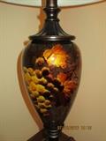 Beautiful Grape/leaf/vine lamp base/lamp stand