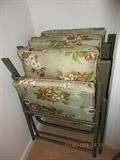 Fold up chairs with cushions