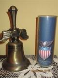 Liberty bell, candle