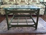 Rattan coffee table