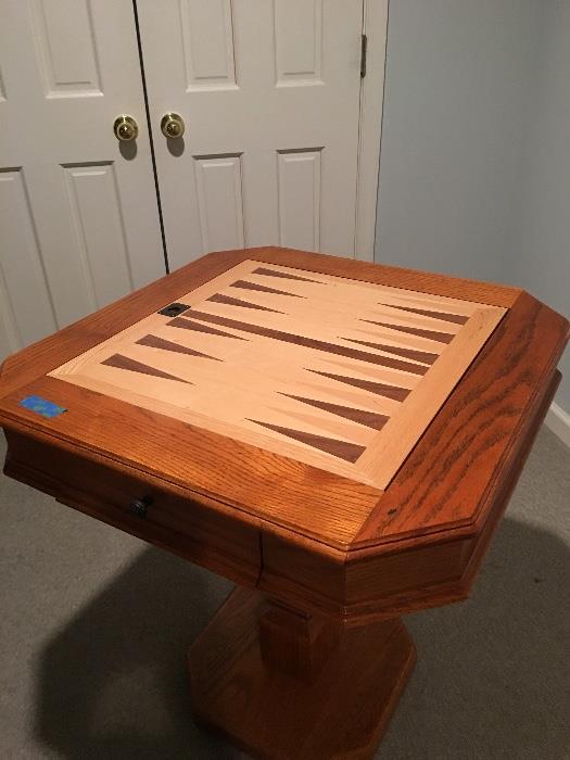 Game table/chess, checkers, backgammon