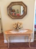 Hallway table & mirror 