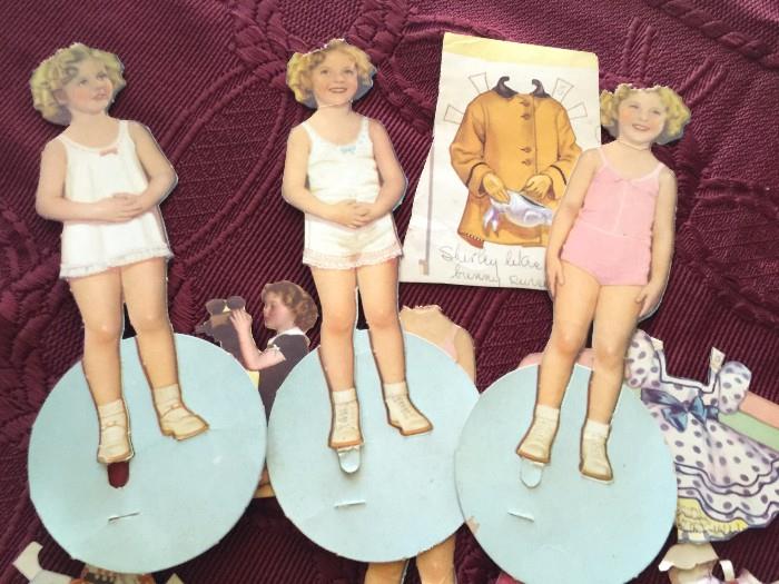 Shirley Temple Paper Dolls and Clothes