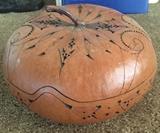 Intricately Carved gourd sculpture