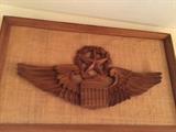 Wood Sculptured Military Wall Art