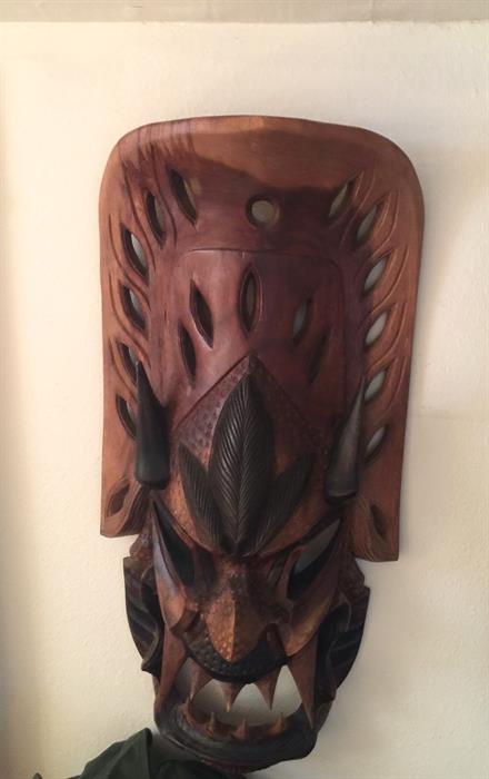 New Guinea Tribal Mask