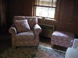 The other chair with matching ottoman - by Broyhill.
