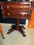 Antique claw foot table