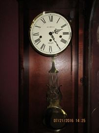Howard Miller Amassador collection pendulum wall clock