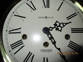 Howard Miller Amassador collection pendulum wall clock