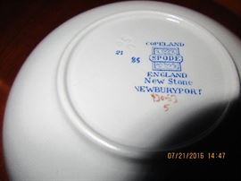 Copeland Spode England Fine Stone Blue Newburyport