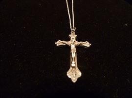 Crucifix cross pendant