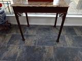 marble top table