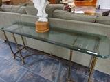 sofa table glass