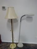floor lamps - one is solarex