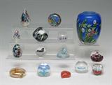 Orient Flume Fish Vase; Paperweights such as Eicholt, Cathiness & more