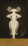 88) Exceptional Erte Gouache “L’Triore”