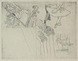DEGAS ETCHING "PROJECT DE PROGRAMME"