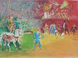 JEAN DUFY LE CIRQUE A/P LITHOGRAPH