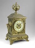 JAPY FRERES FRENCH BRASS MANTLE CLOCK