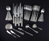 Alvin Bridal Bouquet Sterling Flatware Plus More: 34.7 troy ozs.