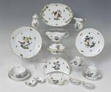 Herend “Rothschild Bird” Fine China. Approx. 104 Pc.