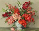 Maurice Decamps Oil/Canvas Floral Still Life