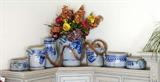 Blue & Grey Salt Ware