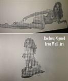 Rochow Signed Iron Wall Art