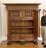 Lot 103: Interior View of Concealed Compartment of the Dutch Cabinet