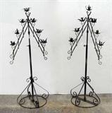 Wrought Iron Candle Holders