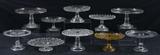 Lot 1303:  10 EAPG CAKE STANDS
