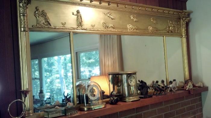 Gilded mirror circa 1800s