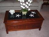 Display drawer coffee table from Bob timber Lake.