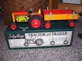 Wind up metal tractor from Schylling.