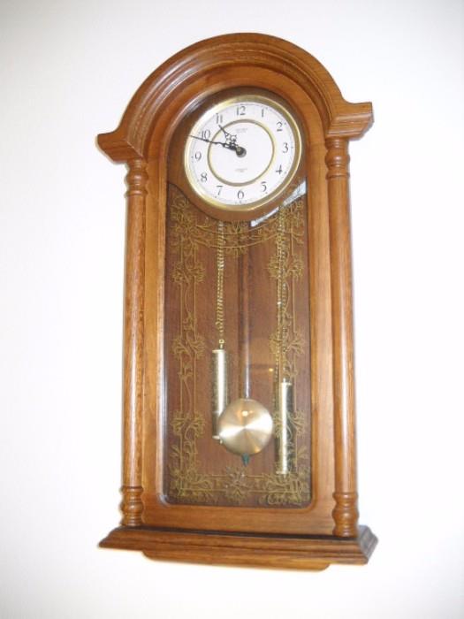 VERCHRON WEST MINISTER CHIME WALL CLOCK