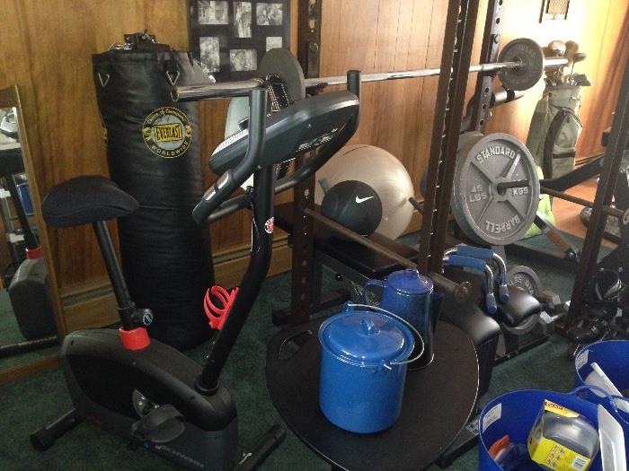 Heavy duty weight set and more exercise items