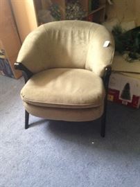 Comfortable curved back chair