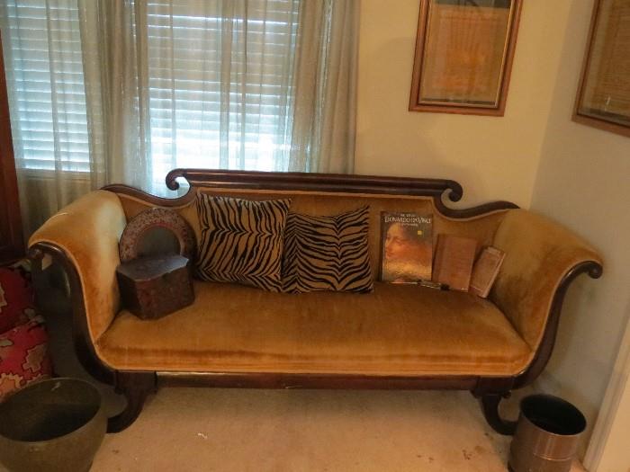 Duncan Phyfe antique sofa