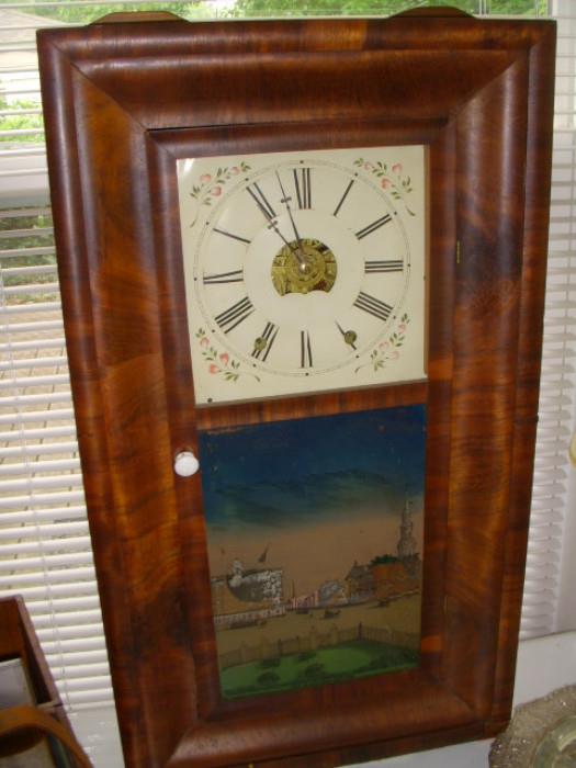 Payne OG 8-day clock, Mid 19th Century