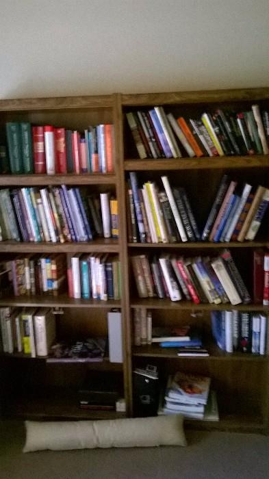 books and shelves