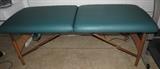Top of the line 650 pound capacity Massage table Like new comes with carry bag.