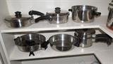 Nice collection of SaladMaster Pots & Pans