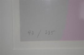 Pegge Hopper limited edition signed serigraph. 93/285