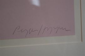 Pegge Hopper limited edition signed serigraph. 93/285